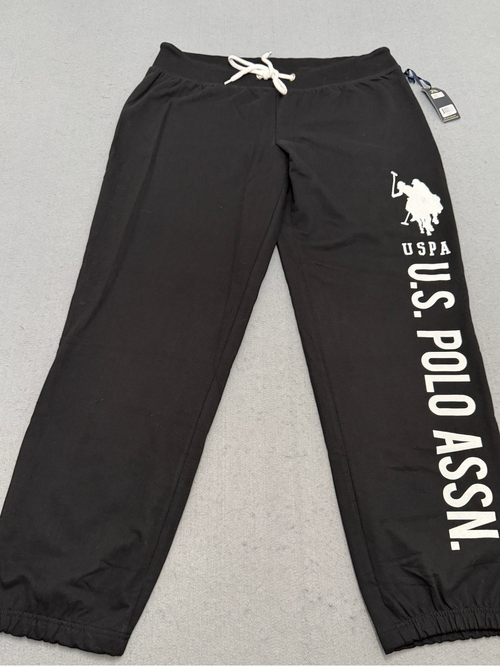 Women’s U.S. Polo Assn. Black Logo Jogger Sweatpants 3X NWT